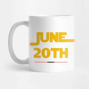 June 20th Birthday celebration Mug